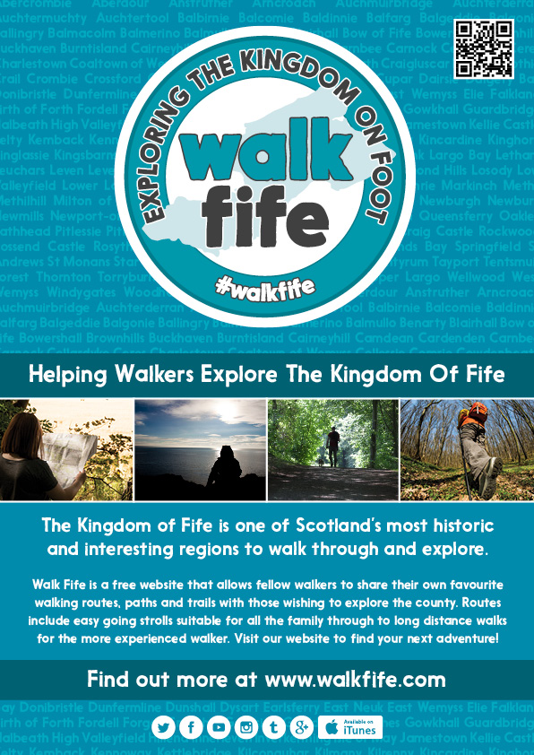 Walk Fife A4 Poster
